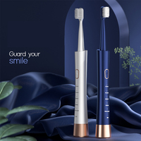 Brosse à Dents Électrique Sonique Intelligente Rechargeable Étanche à Poils Souples Blanchissante pour Adultes
