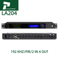 Système de gestion d'enceintes audio professionnel Paulkitson, 4 processeurs audio numériques DSP FIR intégrés, taux d'échantillonnage 192 kHz, boîtier métallique