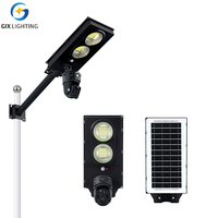 Lampadaire solaire 100W GJX-GH129-100W avec caméra sans fil multi-lentilles, stockage sur carte mémoire 4G CN GUA