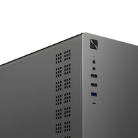 Boîtier PC ATX ITX de haute qualité, multifonctionnel, pour jeux, compatible avec alimentation ATX, GPU 240 mm, CPU 140 mm, accessoires pour ordinateur.