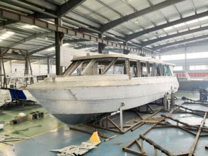 17M 140 Personen Kust Zee Rivier Veerboot Catamaran Passagiersboot Te Koop