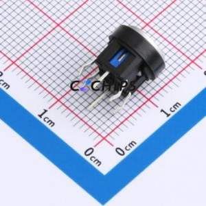TM-001-D1-03 Tactile Switch Through hole Component (THT),6x6mm Switch Single Pole Single Throw Round Button 2.6N Through Hole - Product Image 2