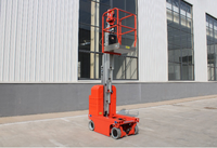 Plateforme élévatrice verticale autopropulsée télescopique Xutai 7m 8m pour travaux de construction de murs extérieurs et de finitions intérieures