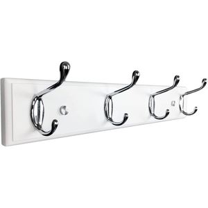 Wholesale Eco-Friendly Plastic Transparent Solid Pattern Multifunctional 6-Piece Kitchen Bathroom <b>Hooks</b> Self-Adhesive Wall <b>Rail</b> - Product Image 3