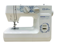 Machine à coudre domestique multifonction durable à 24 points de couture avec corps en aluminium et couvercle en plastique pour la couture à domicile, bonne qualité 6224