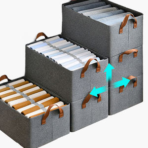 Cajas Organizadoras de Ropa Plegables en Oferta, Cajas de Almacenamiento de Tela Lavables, Contenedores para Ropa - Product Image 2