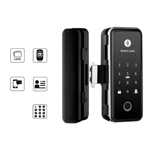 F6 Office Serrure électronique intelligente en verre en alliage d'aluminium WiFi Empreinte digitale Mot de passe Accès 17 langues Cloud Pas d'ouverture Présence - Product Image 2