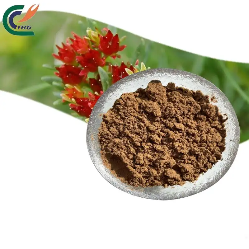 Suministro de fábrica Rhodiola Rosea Extracto 5% 10% salidrosida Rhodiola Rosea Polvo