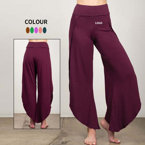 <span class=keywords><strong>Pantalon</strong></span> fendu à jambes larges femmes été ample droit <span class=keywords><strong>pantalon</strong></span> décontracté conception Sexy coton <span class=keywords><strong>pantalon</strong></span> de sport Streetwear <span class=keywords><strong>pantalon</strong></span> ample - Product Image 6