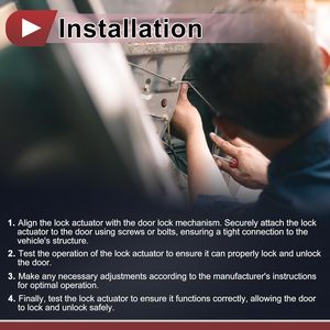 Actuador de cerradura de puerta corredera lateral para Mercedes BMW Audi Toyota <span class=keywords><strong>Honda</strong></span> VW Nissan Range Rover Ford Chevrolet Hyundai Kia Renault - Product Image 6