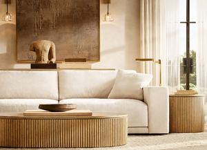 Sofá de sala de estar doble suave sofá grande venta directa de fábrica estilo americano de lujo moderno - Product Image 6