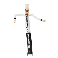 Danseur gonflable publicitaire personnalisé avec impression numérique, design arche et ballons