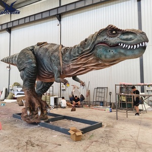 Modelo de Tiranosaurio <span class=keywords><strong>Rex</strong></span> Robótico Animatrónico para <span class=keywords><strong>Parque</strong></span> de Dinosaurios - Uso en Parques de Aventura y Aeropuertos, Construcción Metálica, Interior/Exterior - Product Image 3