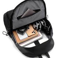 Sac à dos unisexe en jean et polyester pour ordinateur portable, idéal pour hommes, disponible en ligne en gros, sac à dos noir pour étudiants