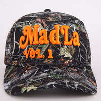 Gorra de Béisbol de Alta Calidad, 5 Paneles, Algodón, Estampado Digital por Sublimación Real Tree, Logotipo Bordado Personalizado, Camuflaje