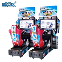Machine d'arcade vidéo de 32 pouces, machine de jeu de course à monnayeur, simulateur de course Outrun, machine d'arcade de course