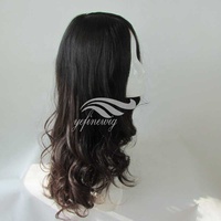 Cheveux vierges de qualité supérieure, certifiés casher, perruque juive avec dentelle transparente en stock et superbe dégradé