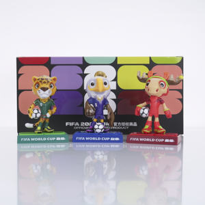 Figurine de mascotte officielle de la Coupe du Monde <span class=keywords><strong>FIFA</strong></span> 2026, écologique, en ABS de qualité alimentaire, ZAYU MAPLE CLUTCH, 6 cm, 9 cm, jouet en stock - Product Image 1