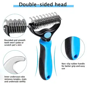 Factory Wholesale Spot Goods Dog Grooming Comb For Thinning And Deshedding Dog Hair Brush Set