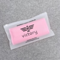 Personnalisez votre propre logo pochettes recyclées vêtements givrés fermeture éclair d'expédition fermeture éclair sac d'emballage de vêtements sacs en plastique fermeture éclair poly