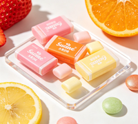 Machine industrielle entièrement automatique pour la fabrication de chewing-gums liquides fourrés, ligne complète de traitement par extrusion et découpe de chewing-gums