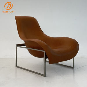 Direct usine personnalisé moderne italien relax canapé en cuir orange loisirs chaises salon loisirs <span class=keywords><strong>chaise</strong></span> <span class=keywords><strong>longue</strong></span> ensemble <span class=keywords><strong>de</strong></span> meubles - Product Image 6