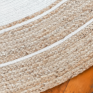 Alfombra de yute ovalada grande, alfombra hecha a mano trenzada india, alfombra de área ecológica Natural, alfombra de piso Vintage Bohemia, decoración del hogar de granja - Product Image 1