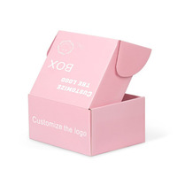 Boîtes d'emballage en carton avec logo de marque personnalisé Cajas Boîtes d'expédition en carton ondulé pour vêtements Boîtes d'expédition roses pour petites entreprises