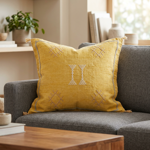 Coussins décoratifs carrés en coton Cactus, broderie bohème, sélection pour la maison - Product Image 3