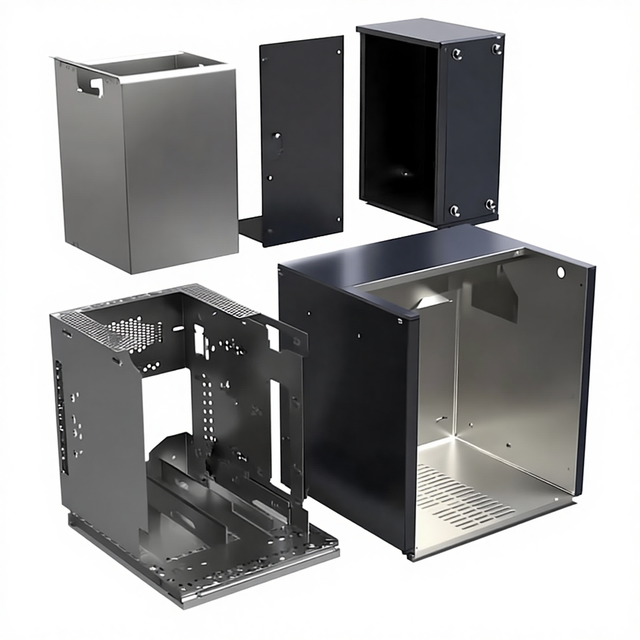Custom Waterproof Aluminum or Iron Battery Box case Electronic Enclosure Sheet Metal Fabrication