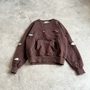 Fabricantes de Ropa Personalizada, Sudaderas con Capucha para Hombre, 100% Algodón, Lavado Ácido, Cierre de Cremallera, Doble Capa, Estilo Desgastado - Product Image 2