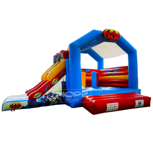 Chuyên Nghiệp Trung Quốc Nhà máy thương mại <span class=keywords><strong>Inflatable</strong></span> nhà trả lại Combo mở giải phóng mặt bằng Jumper trượt bouncy nhảy lâu đài nhà máy - Product Image 1