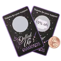 Cartes à gratter personnalisées pour jeux, cartes à gratter gagnantes, gagnez de l'argent pour des promotions amusantes