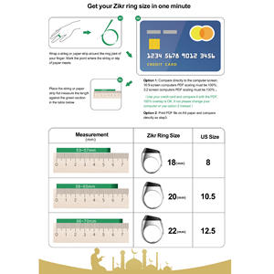แหวนมุสลิมอัจฉริยะ tasbih Ring Smart tasbeeh Counter อัจฉริยะ tasbih เตือนเวลาสวดมนต์อิเล็กทรอนิกส์ - Product Image 6