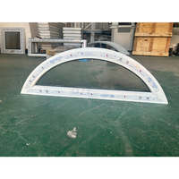 Arc de fenêtre incurvé personnalisable au design français Filet d'écran en fibre de verre trempé en vinyle Upvc pour fenêtres en plastique