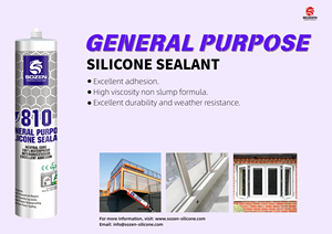 Scellant en silicone neutre de qualité supérieure <span class=keywords><strong>Sozen</strong></span> 810 à durcissement neutre, à usage général, avec une grande durabilité et une résistance aux intempéries - Product Image 5