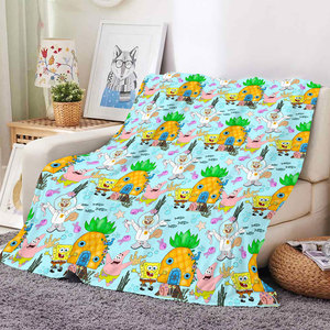 Nueva <span class=keywords><strong>Manta</strong></span> de Personajes de Dibujos Animados Amarilla, Mantas de Felpa Personalizadas <span class=keywords><strong>para</strong></span> Sofá, Regalos <span class=keywords><strong>para</strong></span> Niños - Product Image 3