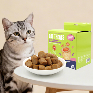 Comida Húmeda para Gatos al por Mayor, Sándwiches para Mascotas, Envolturas de Atún, Mousse de Bacalao, Relleno de Pollo, Múltiples Sabores, Bocadillos Húmedos y Masticables para Gatos - Product Image 1