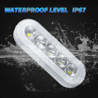 Nouvelle lumière arrière et de freinage intelligente RGB WTTG de 6 pouces pour camion, multifonctionnelle, pour remorque, étanche IP67, garantie 1 an, ajustement universel