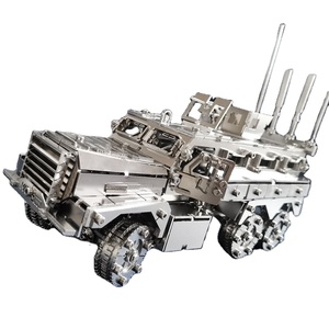 Modèles de véhicules de transport de précision - Kit métallique <span class=keywords><strong>3D</strong></span> Cityscape Mobility 51-100 pièces de <span class=keywords><strong>puzzle</strong></span> - Affichage complexe pour les passionnés d'ingénierie - Product Image 1