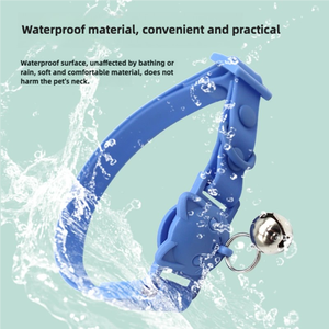 Coleira de Cão de PVC Macio Ecológica Nova com Fecho de Botão e Decoração de Fita para Raças Pequenas - Product Image 5