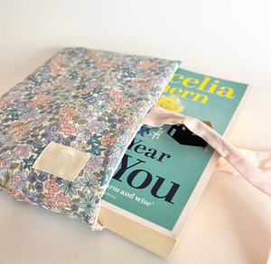 Tùy Chỉnh Kích Thước Biểu Tượng Hoa Bông Vải Độn Bảo Vệ Bow Reader Lưu Trữ Cuốn Sách Tay Áo Pouch Cho Đọc Sách Máy Tính Bảng - Product Image 3