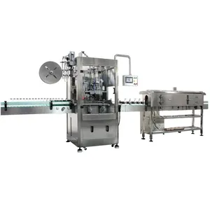 automatic round bottle labeling machine production line