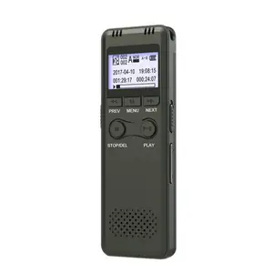Junsun — Mini enregistreur USB numérique V30, 16 go, 650hr, Dictaphone, enregistreur vocal activé, couleur noir