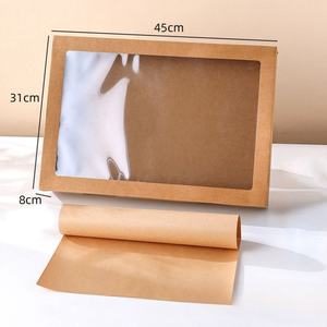 Boîte Personnalisée en Papier Kraft pour Plateaux Repas, Plats à <span class=keywords><strong>Emporter</strong></span>, <span class=keywords><strong>Brunch</strong></span>, Boîtes à Charcuterie et Déjeuner Avec Couvercle - Product Image 6