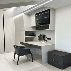 Panel Wardrobe Design With <b>Dressing</b> <b>Table</b> <b>Wooden</b> Small Closet - Product Image 1