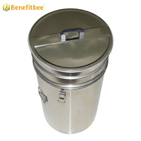 Équipement d'apiculture Conteneur de seau à miel en acier inoxydable Réservoir de miel avec filtre