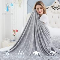 Couverture rafraîchissante d'été en nylon surdimensionnée pour dormeurs chauds, fabriquée en Chine, effet froid, taille Queen