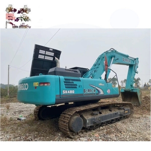 Used KOBELCO SK480 Crawler Excavator with Quick Coupler for Mining Demolition <b>Aggregates</b> - Product Image 1