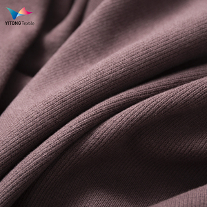 Tissu côtelé en <span class=keywords><strong>coton</strong></span> 300 g/m² de haute qualité 95% <span class=keywords><strong>coton</strong></span> 5% Spandex <span class=keywords><strong>élasthanne</strong></span> pour sweat à capuche - Product Image 3